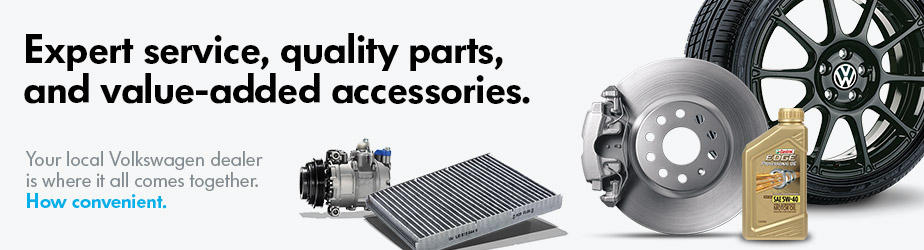 Quality, expertise, convenience, and value. Get the service you deserve at your local Volkswagen dealer.